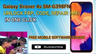 Galaxy Xcover 4s SM G398FN A7 frp bypass Galaxy Xcover 4s imei repair [upl. by Nwahsaj]