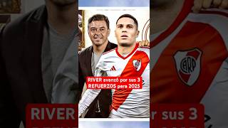 RIVER avanzó por estos 3 REFUERZOS para 2025 😱 Bombas del Mercado RiverPlate Futbol Argentina [upl. by Enomed]