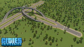 Quick and Easy Highway Exit  Cities Skylines Tutorial [upl. by Grazia749]