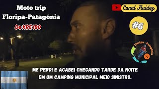 Moto Trip FloripaPatagônia me perdi e acabei chegando em um camping meio sinistro tarde da noite [upl. by Solraced]