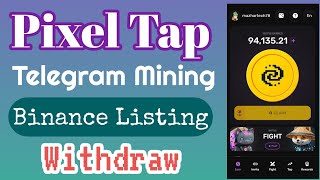 Pixel Tap Best Telegram Mining App  Tapswap ka Baap Pixelverse Mininig  Pixel Tap Real or Fake [upl. by Mozelle]