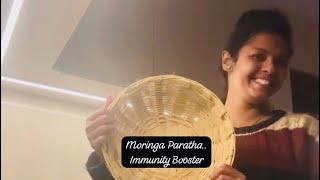 Dinner Vlog  Moringa Paratha with Chatpata Topping Spatula Smiles amp Lifestyle foodie food [upl. by Salba]