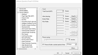 A guide on how to reset a counter in a FUJITSU scanner [upl. by Hafler]