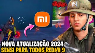 SAIU ⚙️ MELHOR SENSIBILIDADE E DPI PARA XIAOMI REDMI 9A REDMI 9C REDMI 9i REDMI 9T FREE FIRE 2025 [upl. by Anirazc336]