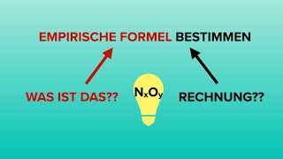 Empirische Formel berechnen  Was ist eine empirische Formel Wie berechnet man diese chemie [upl. by Zilada721]