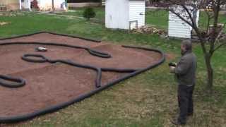 How to make a backyard RC car track  tips and techniques [upl. by Anileh]