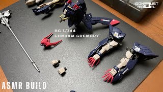 HG 1144 Gundam Gremory  Speed Build  ASMR Build [upl. by Lynnet956]