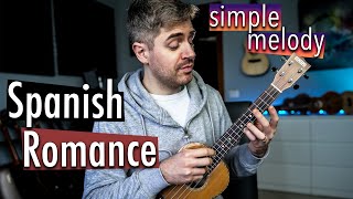 Spanish Romance on Tenor Ukulele A section in G minor Part 1 [upl. by Asaph]