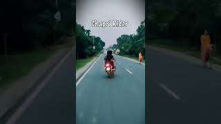 chapri rider VS real rider 🩷 rider youtubeshorts shorts tranding humanity shortsfeed [upl. by Dulcine]