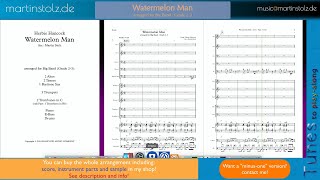 Herbie Hancocks quotWatermelon Manquot arranged for Big Band [upl. by Warford]