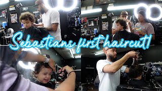 OUR TODDLER GETS HIS FIRST HAIRCUT SUCCESS [upl. by Kirit]