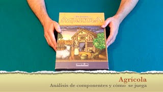 Agricola componentes y como se juega Parte 1 de 2 [upl. by Enylcaj502]