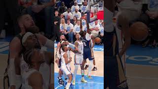 Naji Marshall Putback Dunk nba pelicans playoffs nbahighlights [upl. by Einuj]