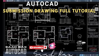 AutoCAD Submission drawing [upl. by Rramed]