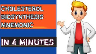 CHOLESTEROL BIOSYNTHESIS MNEMONIC HOW TO REMEMBER STEPS OF CHOLESTEROL BIOSYNTHESIS IN 4 MINUTES [upl. by Wellesley]