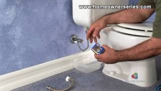 How to Fix a Toilet  Water Supply Valve Replacement  Part 1 of 2 [upl. by Aierbma612]