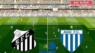 SANTOS X AVAI  AO VIVO COM IMAGENS DO BRASILEIRÃO SERIE B  ASSISTA AGORA  JOGO DE HOJE  PES2021 [upl. by Pavier267]