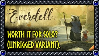 Everdell using the Unrigged variant  Solo Thoughts [upl. by Lama]