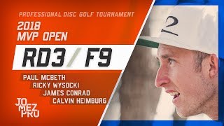 2018 MVP Open  Final Round F9  McBeth Wysocki Conrad Heimburg [upl. by Miki84]