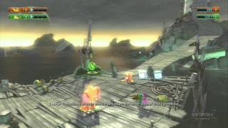 Ratchet amp Clank All 4 One King Sepiad Boss Fight  Softpedia Gameplay [upl. by Geaghan]