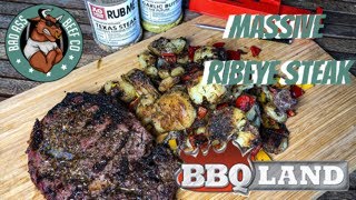 How to reverse sear a Ribeye steak on the Kamado Joe Classic ii Badass Beef Company [upl. by Annahsar465]