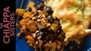 Caponata Veggie Stew with Rosemary Focaccia [upl. by Aldos]