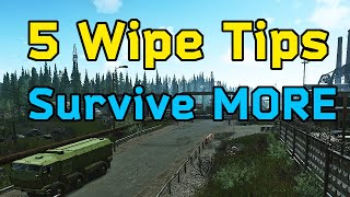 Escape from Tarkov Wipe Tips and Tricks [upl. by Eenafets]