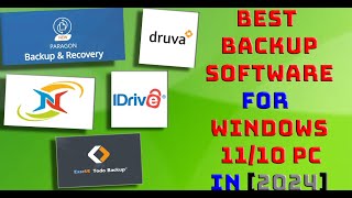 Top 5 Backup Software for Windows 1110 PC in 2024 [upl. by Mckinney]