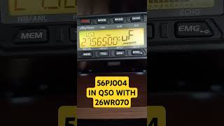 56PJ004 Finland in QSO with 26WR070 Trevor North West England cbradio Anytone At6666 Pro [upl. by Salena]