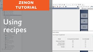 Using recipes in zenon [upl. by Onairam]