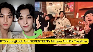 BTS Jungkook ASTROs Eunwoo and SEVENTEENs Mingyu Take Over Busan 97Liners Reunion [upl. by Rrats]