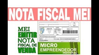 MEI Como emitir Nota Fiscal Passo a Passo [upl. by Schwerin]