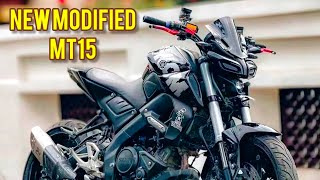 NEW MODIFIED MT15 BIKE  YAMAHA MT15 BIKE MODIFIED  CHARANMT15 [upl. by Granlund]