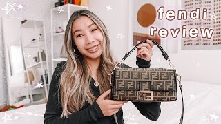 fendi baguette review  3 month wear and tear how to clean etc [upl. by Irmgard327]