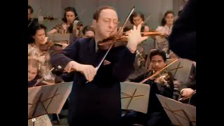 Jascha Heifetz plays Tchaikovsky amp Mendelssohn 1939 AI Colorize [upl. by Ecurb884]