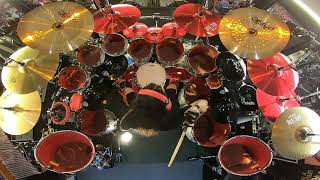 Aquiles Priester Playing WASP Opening Medley Drum Cam wasp blackielawless [upl. by Thanasi]