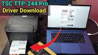 TSC Ttp244 Pro Thermal Printer Driver Download [upl. by Delija]