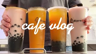 refreshing summer drinks☀️🏝️  cafe vlog  episode 14  boba shop🧋 [upl. by Aurelius525]