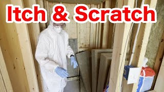 Install Sauna Rockwool Insulation in Walls and Ceiling Like it Better Owens Corning Glass [upl. by Nela]