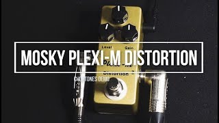 Mosky Pedals  PlexiM  Playthrough Marshall Plexi Distortion [upl. by Valeda]