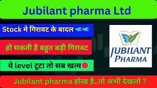 jubilant Pharma share latest news  Jubilant pharma share news today Jubilant pharma share analysis [upl. by Woods994]