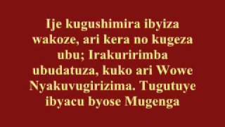 Kizito Mihigo  Tuje kugusingiza Mwimanyi [upl. by Razid]