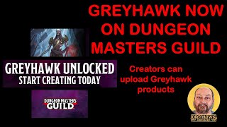 NEWS Greyhawk now on DMs Guild [upl. by Ziza]