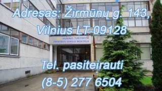 Vilniaus turizmo ir prekybos verslo mokykla [upl. by Kimmel]