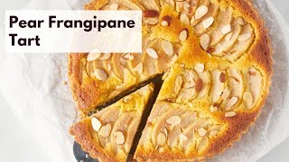 Pear Frangipane Tart  Elegant AlmondInfused Dessert [upl. by Alric]