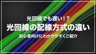 光回線の配線方式の違いと速度の違いについて｜光配線方式VDSL方式LAN配線方式 [upl. by Htebazileyram]