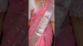 Rs1099 only Kora organza sarees WhatsApp 9840730540 [upl. by Ross]