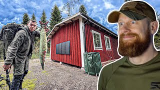 Alles provisorisch in der FLUCHTHÜTTE  Survival Mattin in Schweden  Fritz Meinecke reagiert [upl. by Lief1]