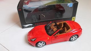 Unboxing 118 Ferrari California by Hotwheels Elite [upl. by Aicercul393]