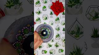 Old CD Painting 🌹💞 CD Craft Idea ytshort viral diy craft heavenlyideas painting [upl. by Dickey]